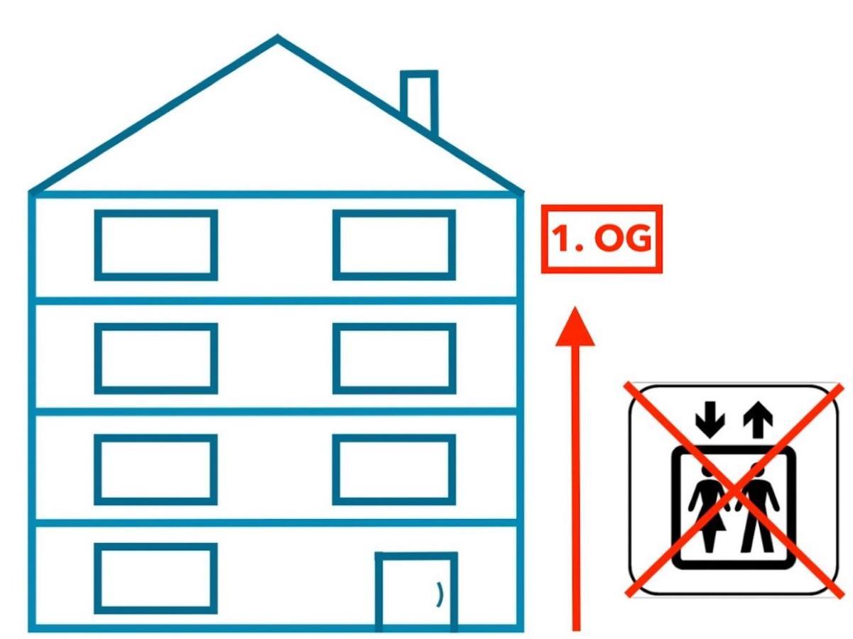 Zentrale Innenstadt-Wohnung 뷔르츠부르크 외부 사진